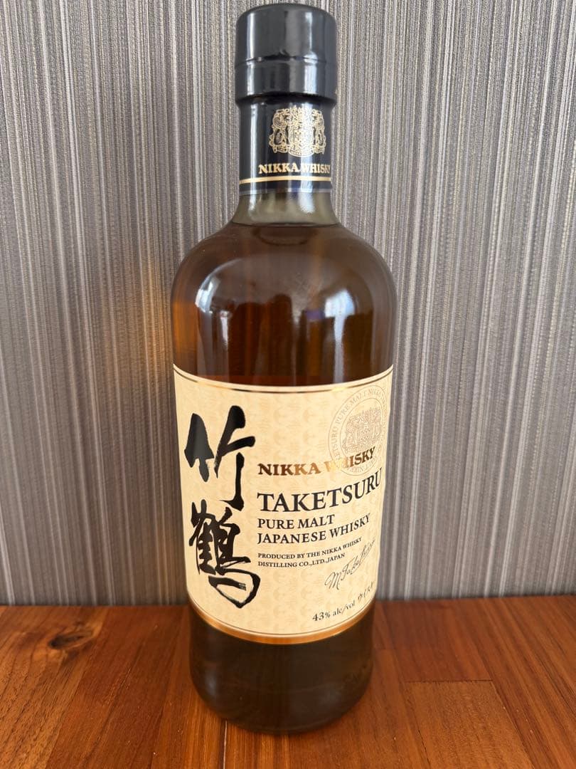 NIKKA TAKETSURU YOICHI ピュアモルトウイスキー 箱無し