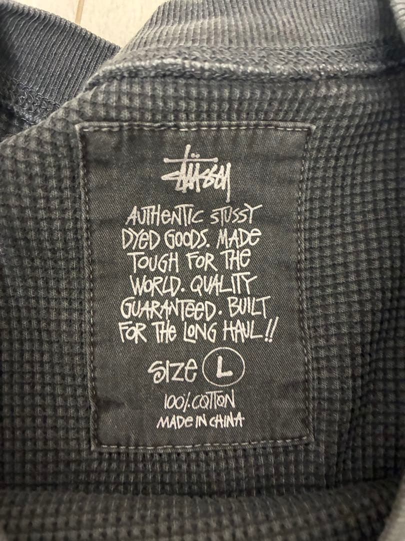 Stussy サーマル　長袖Tシャツ Lサイズ