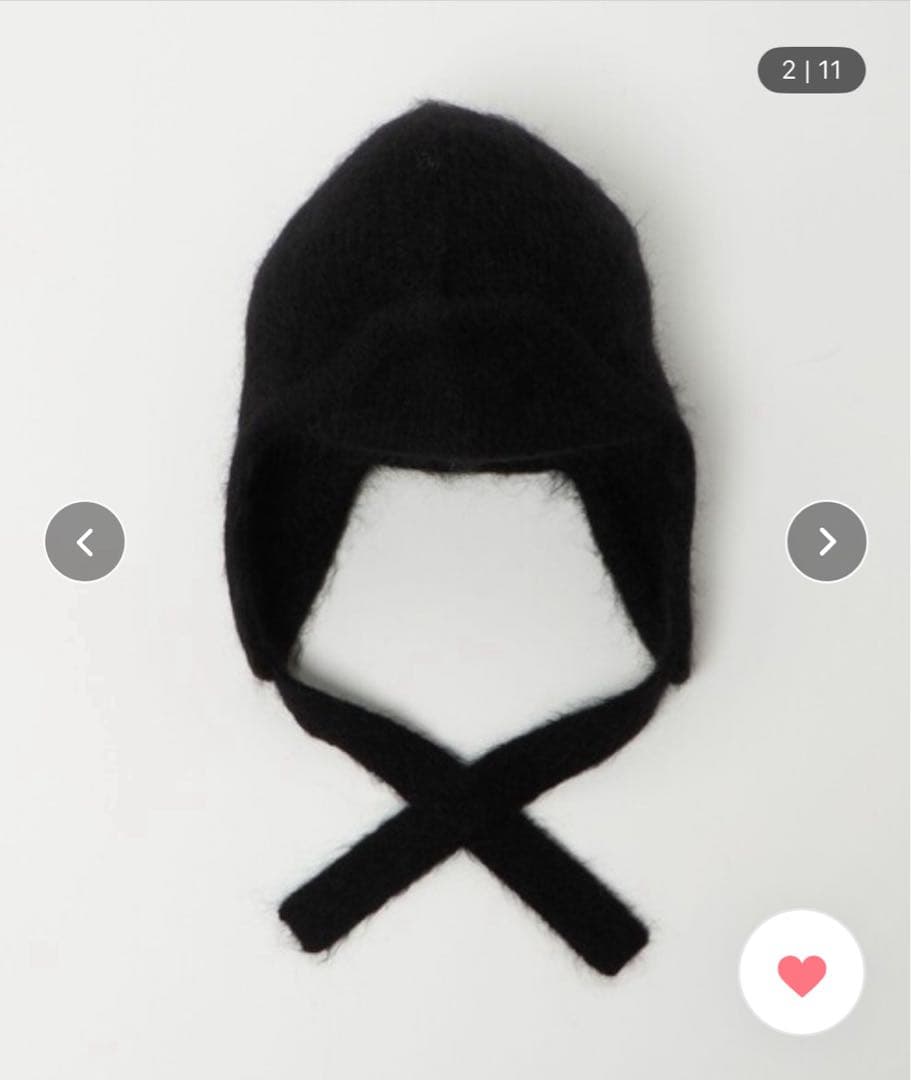 ドッグイヤーニットキャップ