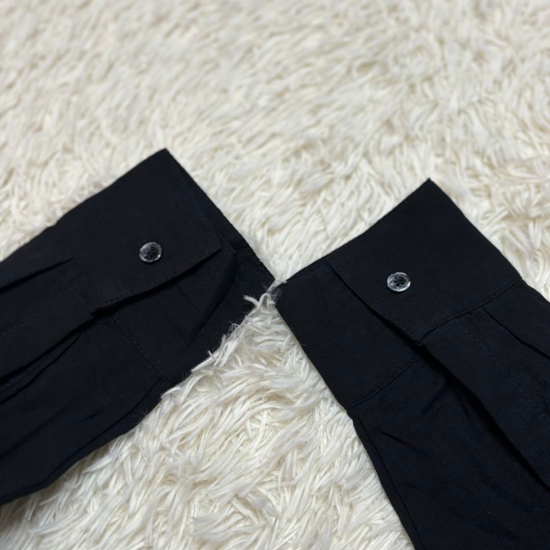 KON-JAKU 華麗なるシャツワンピース　刺繍　和モダン　狐　今昔