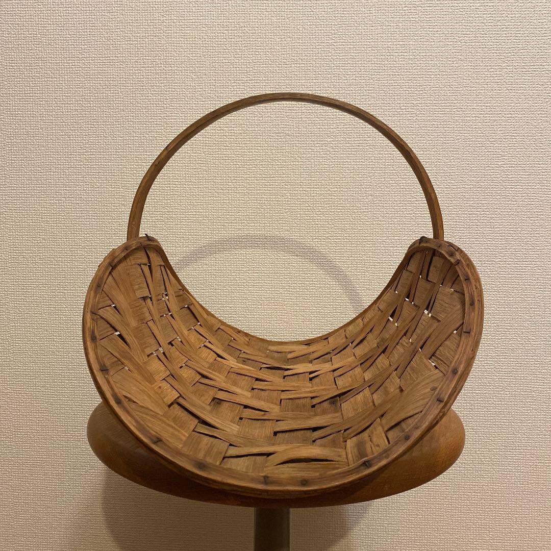 【最終価格】アンティーク　ビンテージ　ハーベストバスケット　カゴ