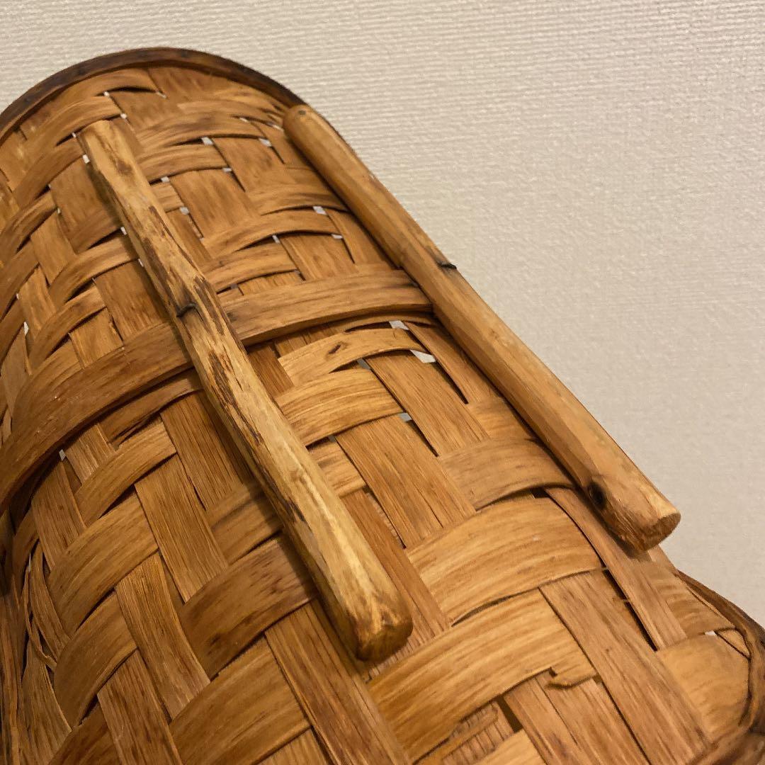 【最終価格】アンティーク　ビンテージ　ハーベストバスケット　カゴ