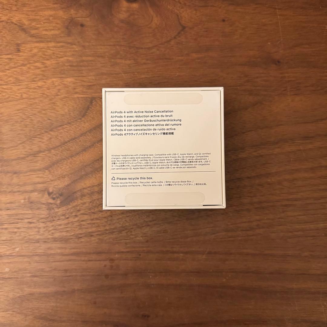 Apple AirPods第4世代 アクティブノイズ キャンセリング搭載