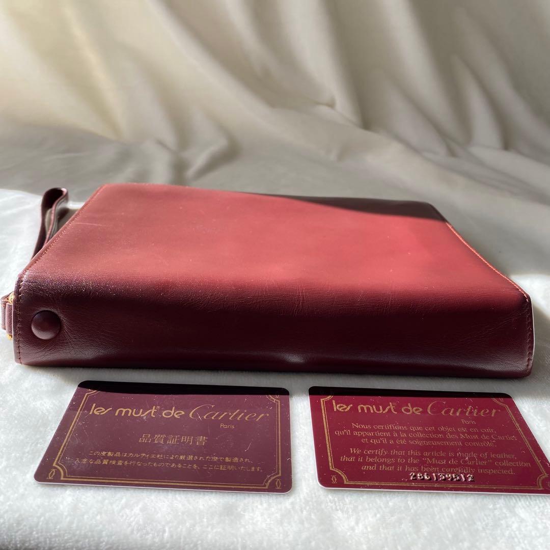Cartier　カルティエ クラッチバッグ　セカンドバッグ　マストライン