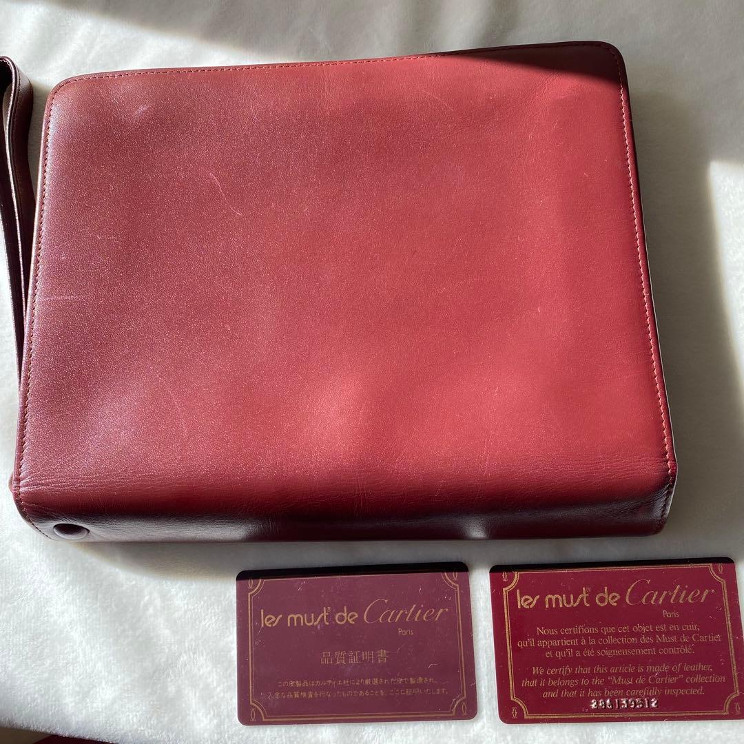 Cartier　カルティエ クラッチバッグ　セカンドバッグ　マストライン