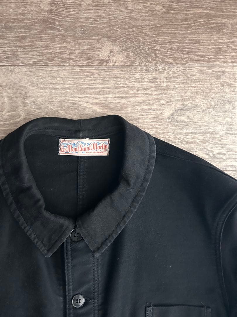 ジャケット・アウター 70's LE MONT SAINT MARTIN BLACK MOLESKIN