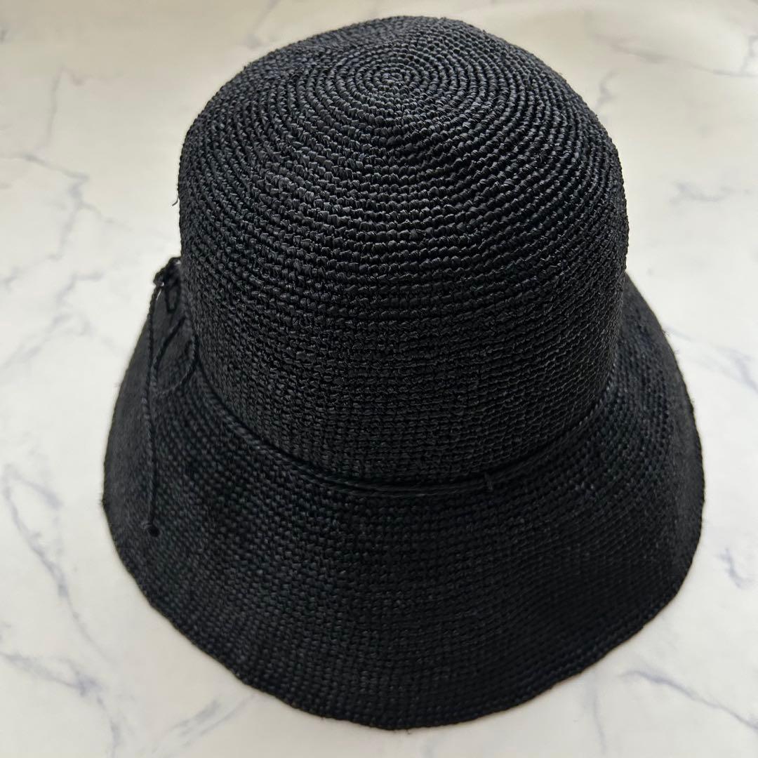 美品 ヘレンカミンスキー 麦わら帽子 ストローハット つば約10cm