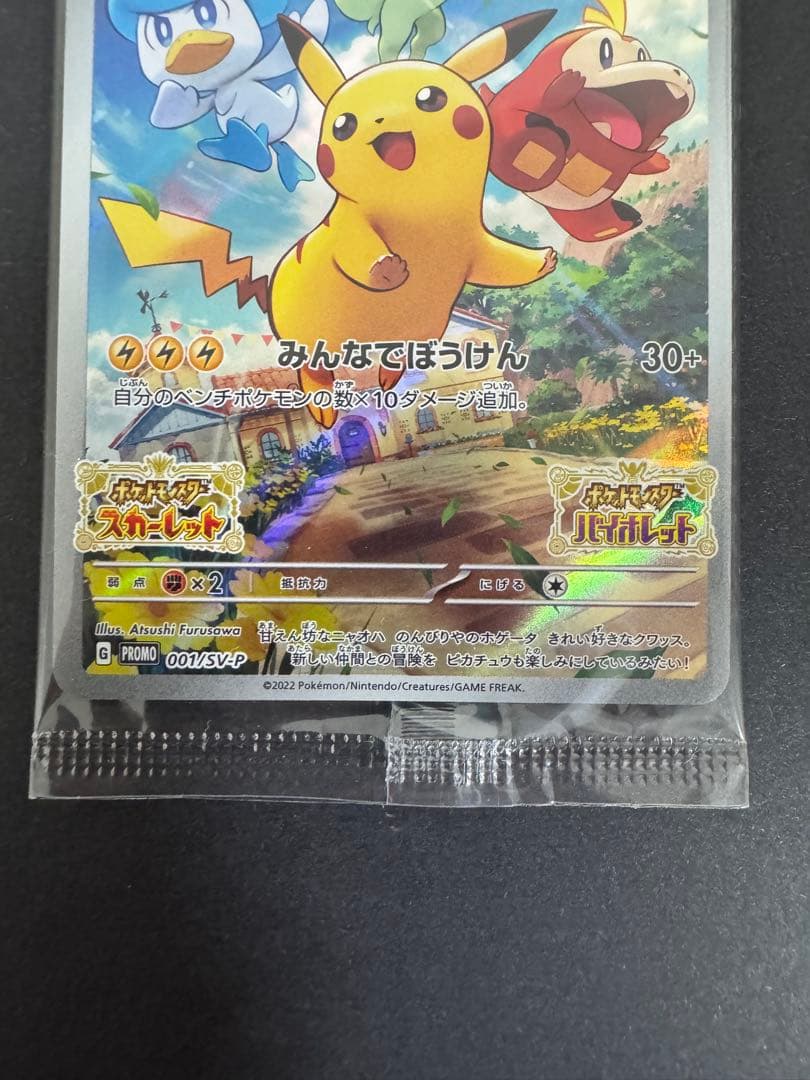 【2枚セット】ピカチュウ みんなでぼうけん スカバイプロモ001/SV-P ③