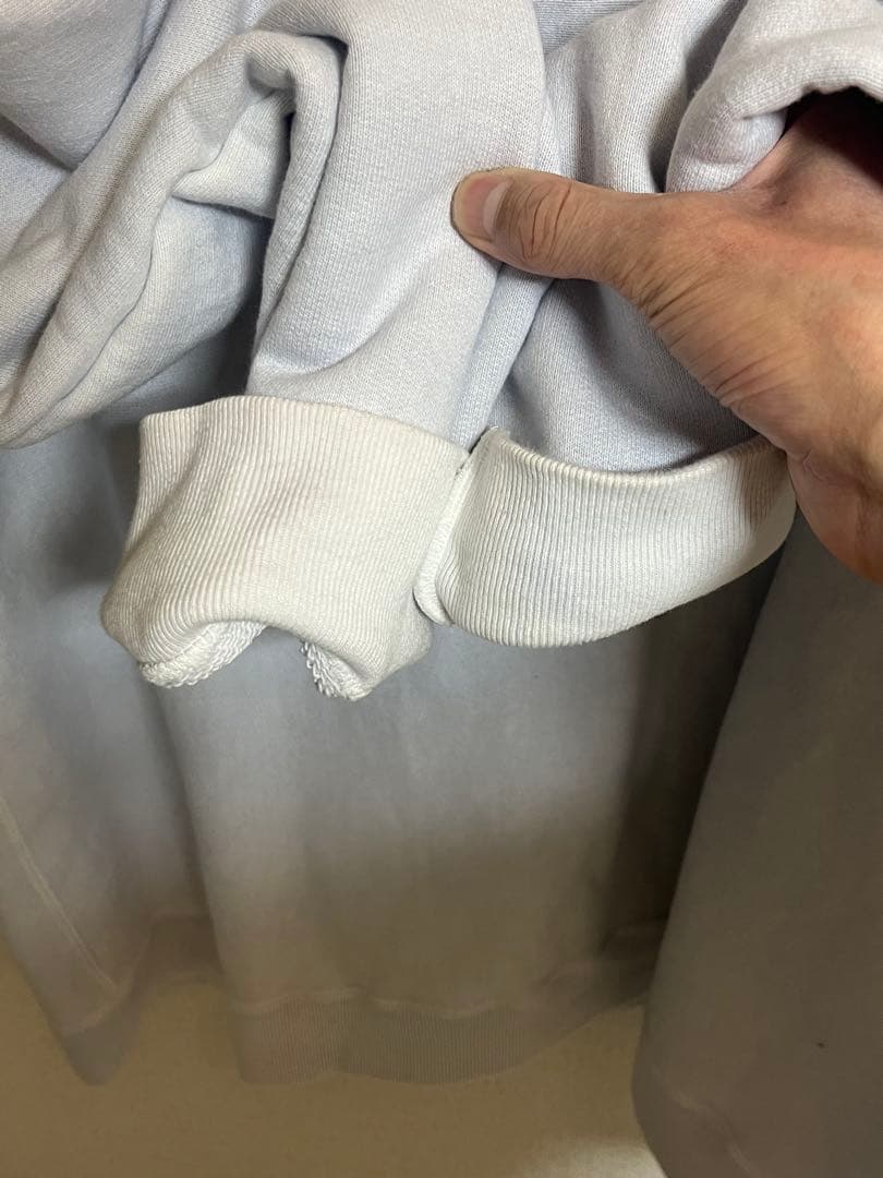 トップス ATON NATURAL DYE URAKE OVERSIZED SWEAT