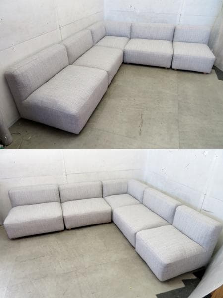 専用■ノーウェアライクホーム■ピープル■モジュールソファセット3点