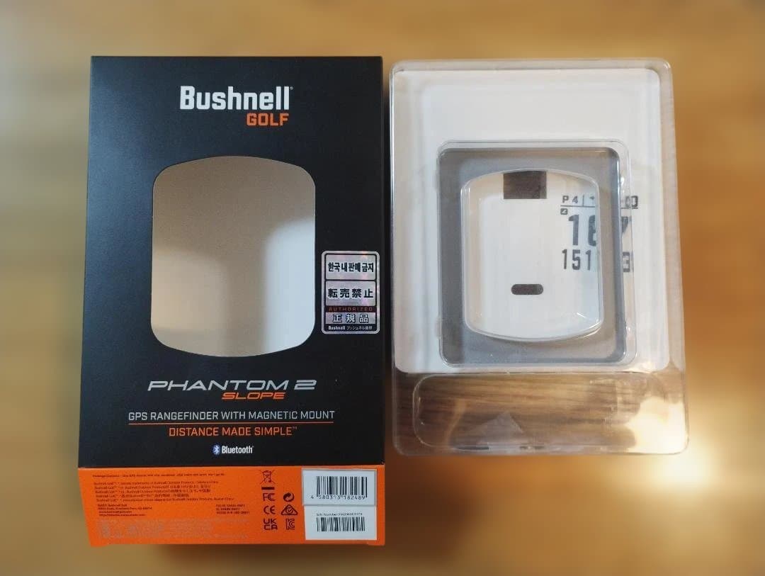 美品【ブッシュネル】 距離計 ファントム2 スロープ ゴルフナビ