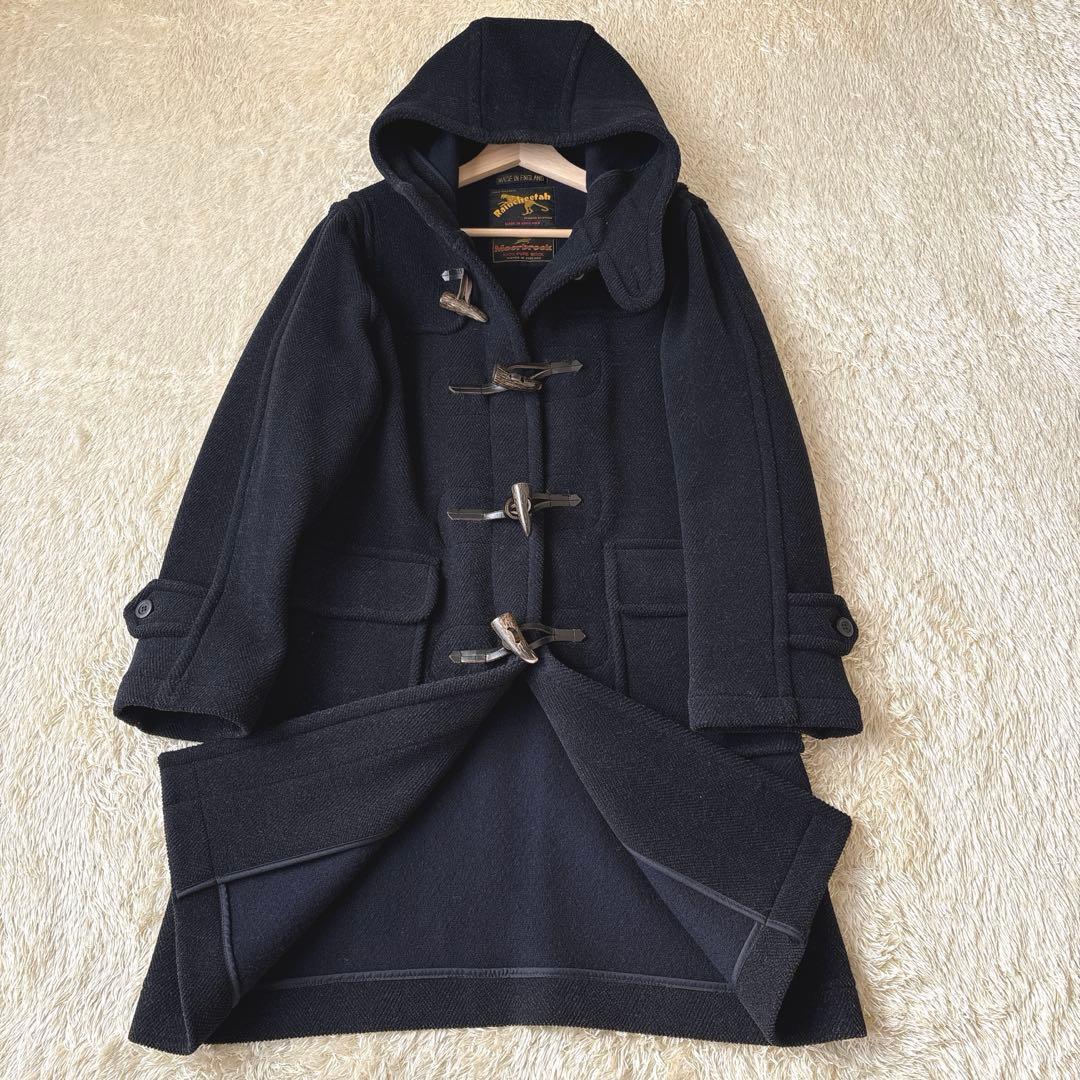 希少☆レインチーター　moorbrook ダッフルコート　英国製　ヘリンボーン