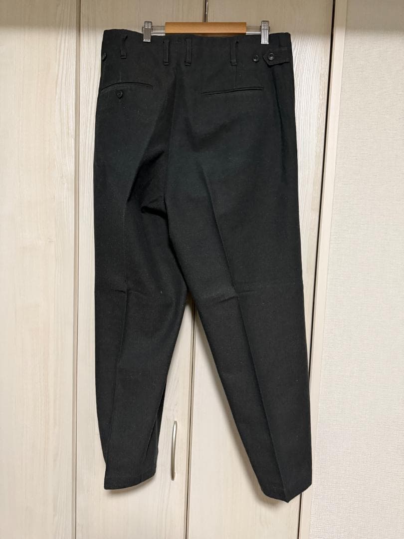 ヘリンボーン テーパードスラックス コットン/ウール J.S ホームステッド