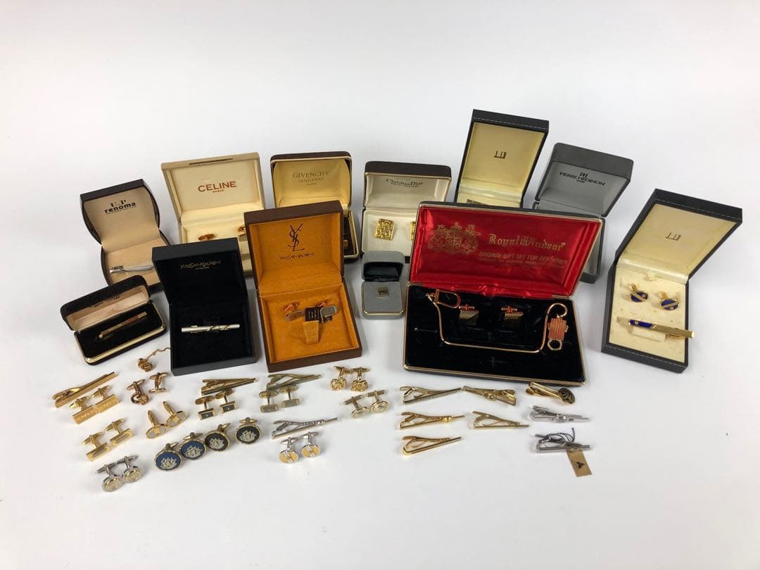 K*者様 ディオール・ダンヒル・デュポン・イヴサンローラン他　タイピン・カフスま