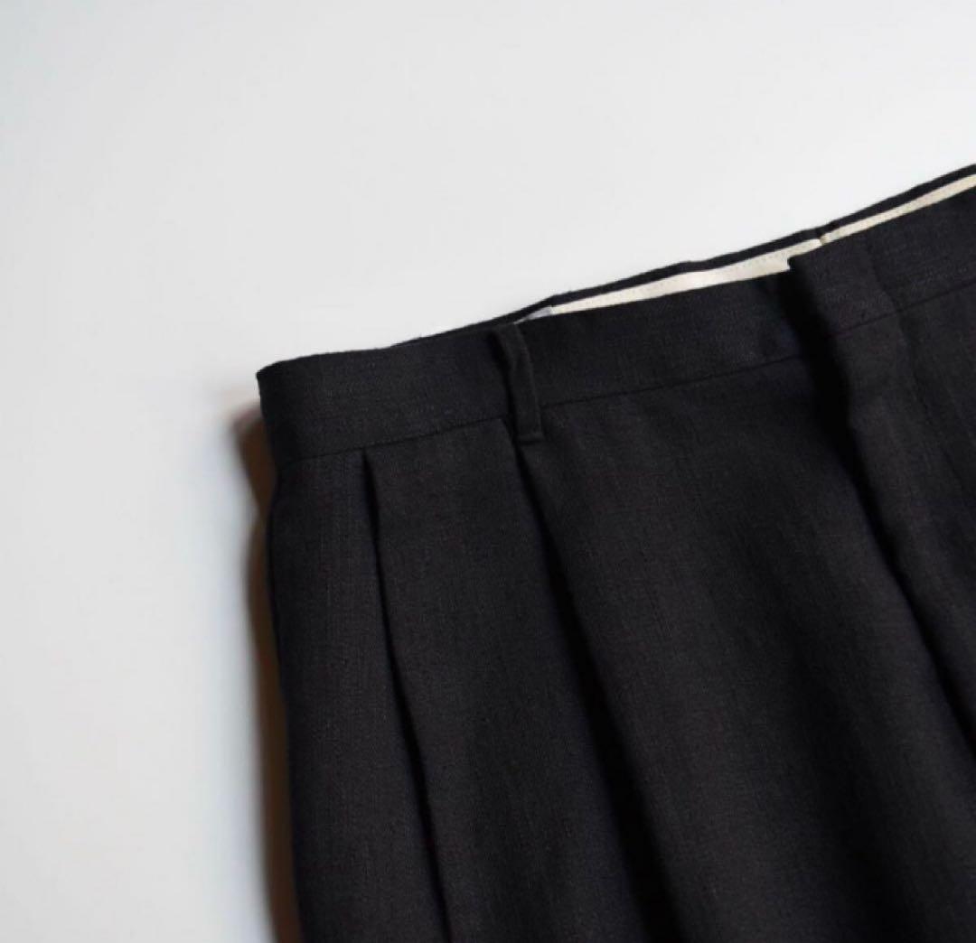 80s SITY STREETS USA製 ツータック スラックス W34L30