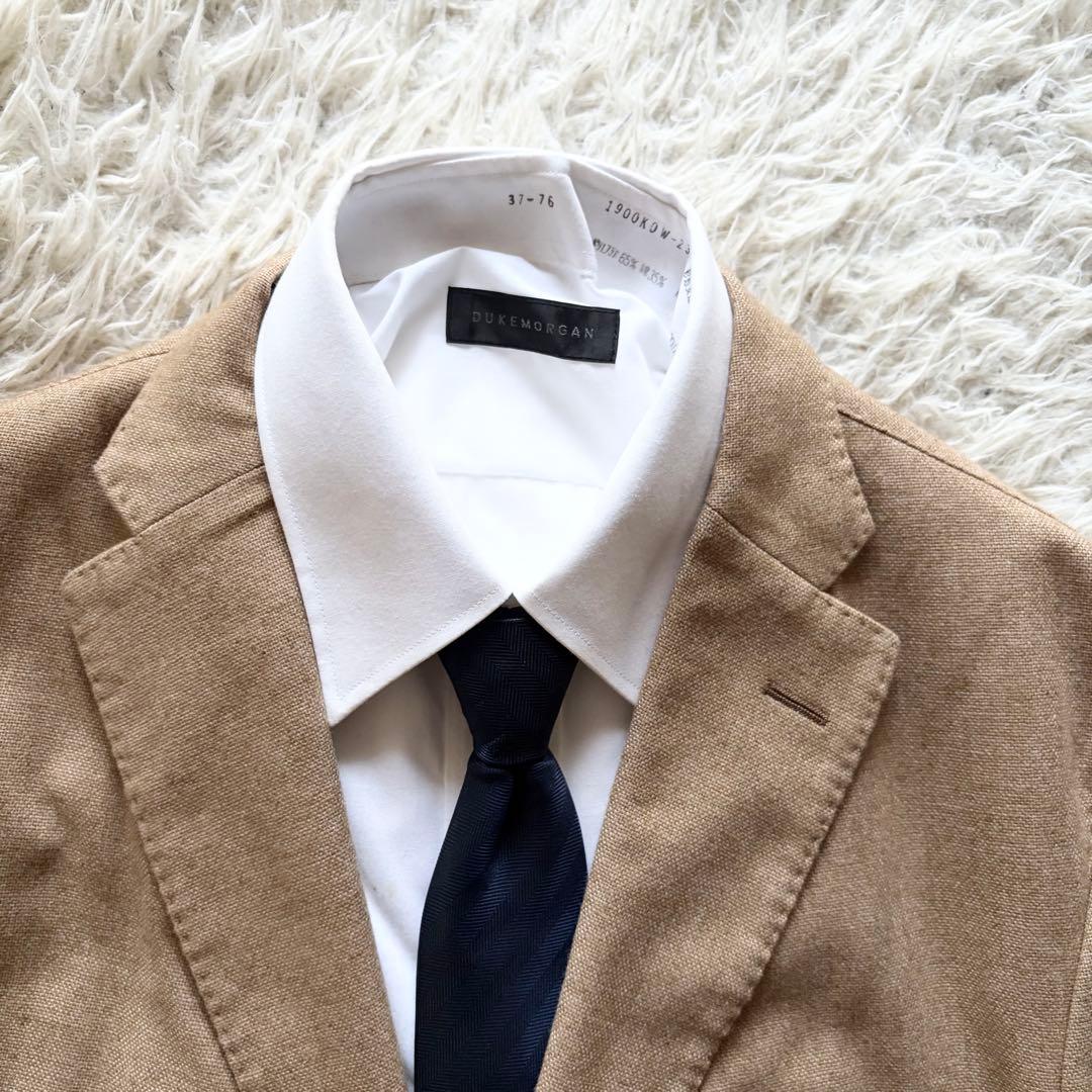 <極美品>BOGLIOLI 新ロゴ ベージュ カシミヤ ジャケット サイズ54