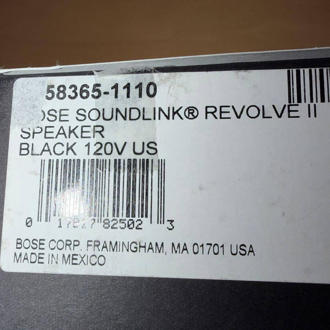 展示品　ボーズ BOSE スピーカー SoundLink Revolve II