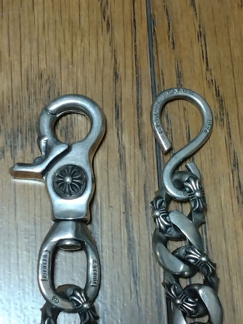 原本無修正 クロムハーツ ファンシーウォレットチェーン 1クリップショート