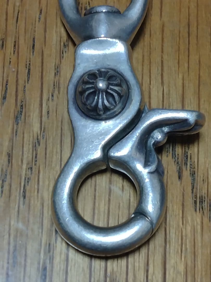 原本無修正 クロムハーツ ファンシーウォレットチェーン 1クリップショート