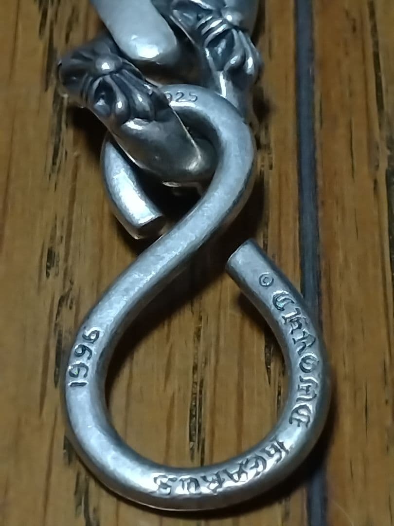 原本無修正 クロムハーツ ファンシーウォレットチェーン 1クリップショート