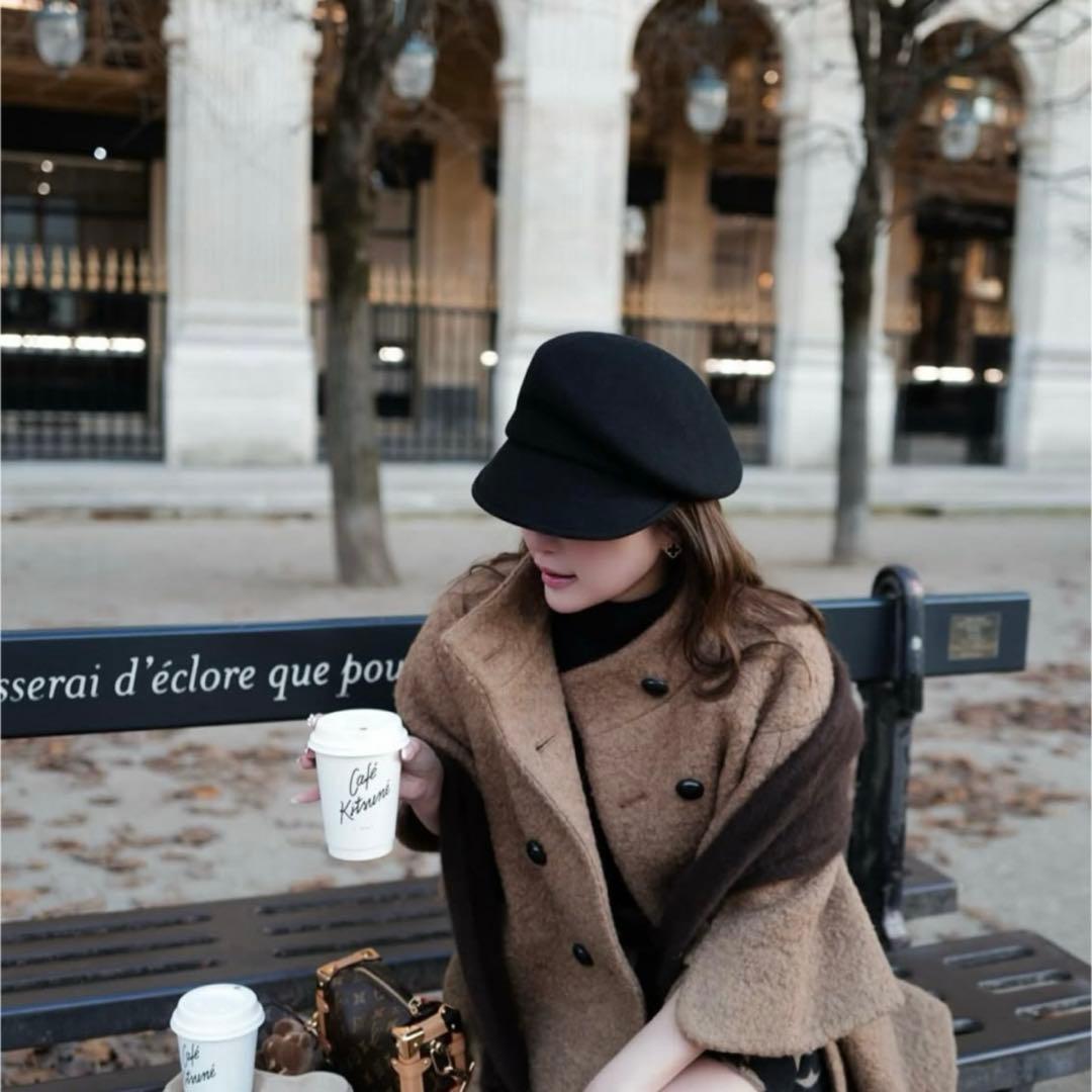 新品未使用‼️nico キャスケットブラック