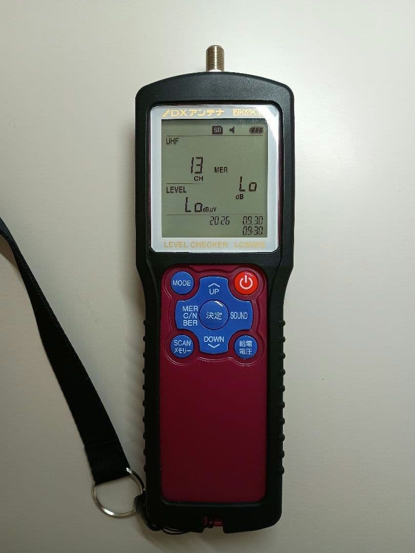 DXアンテナ　デジタルレベルチェッカー　LC60WS