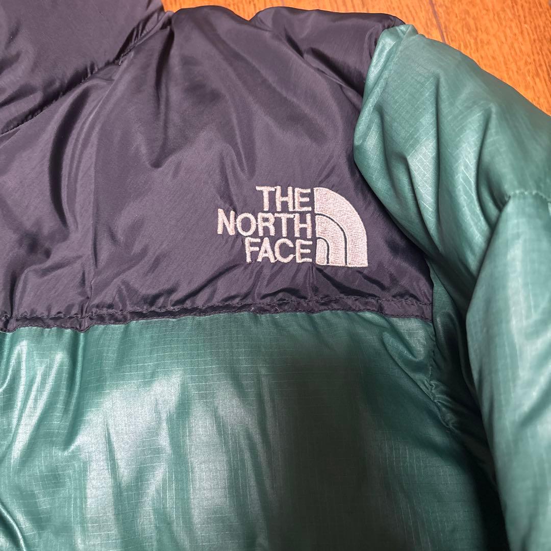 THE NORTH FACE ダウンジャケット 緑/黒