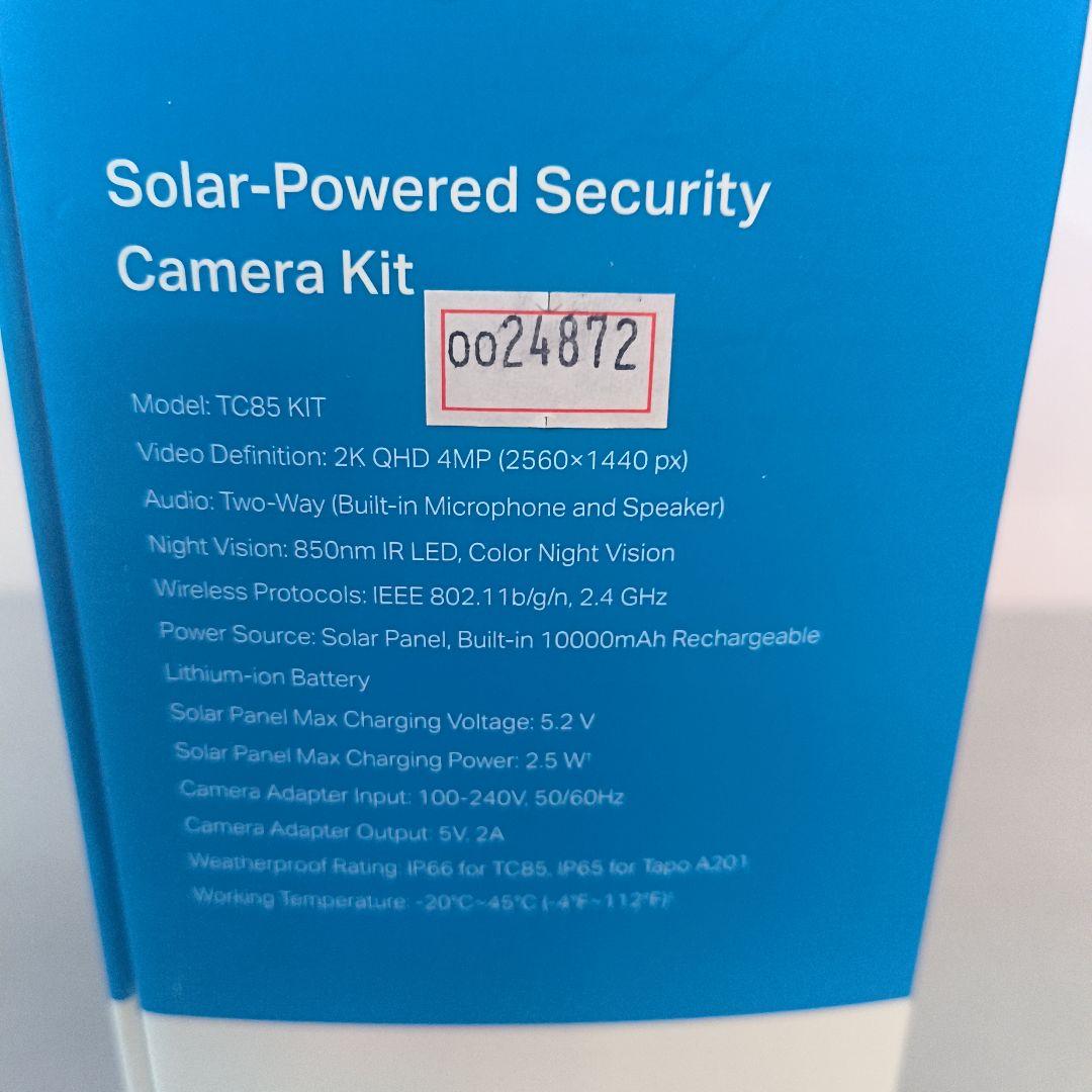 TP-LINK TC85 KIT ソーラー 給電セキュリティカメラ キット