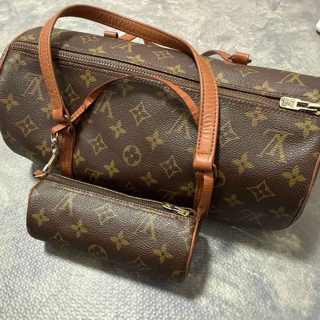 Louis Vuitton モノグラム パピヨン30 筒型ハンドバッグ