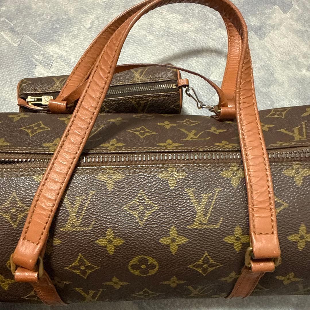 Louis Vuitton モノグラム パピヨン30 筒型ハンドバッグ