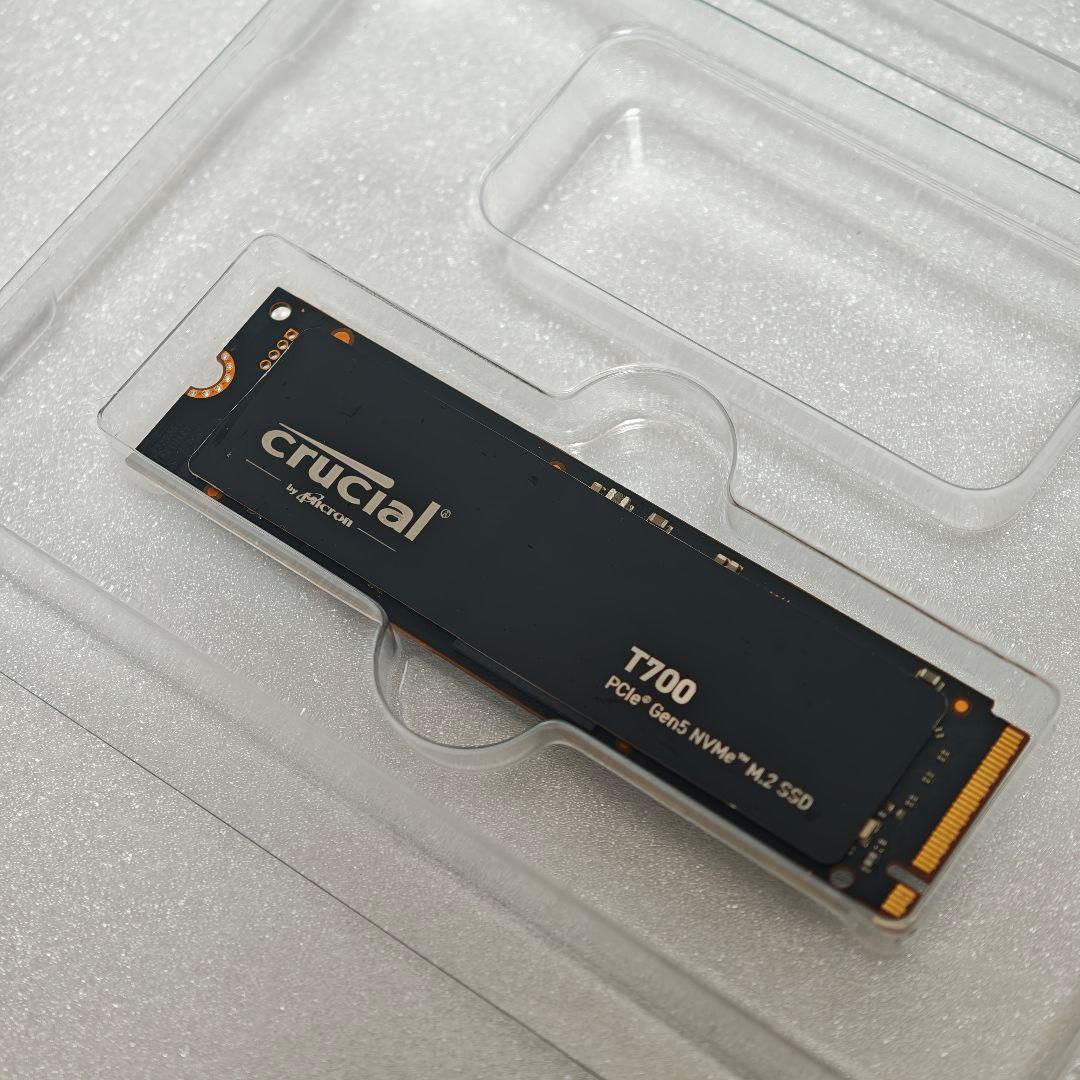 crucial T700 PRO Gen5 M.2 SSD 4TB 動作確認済