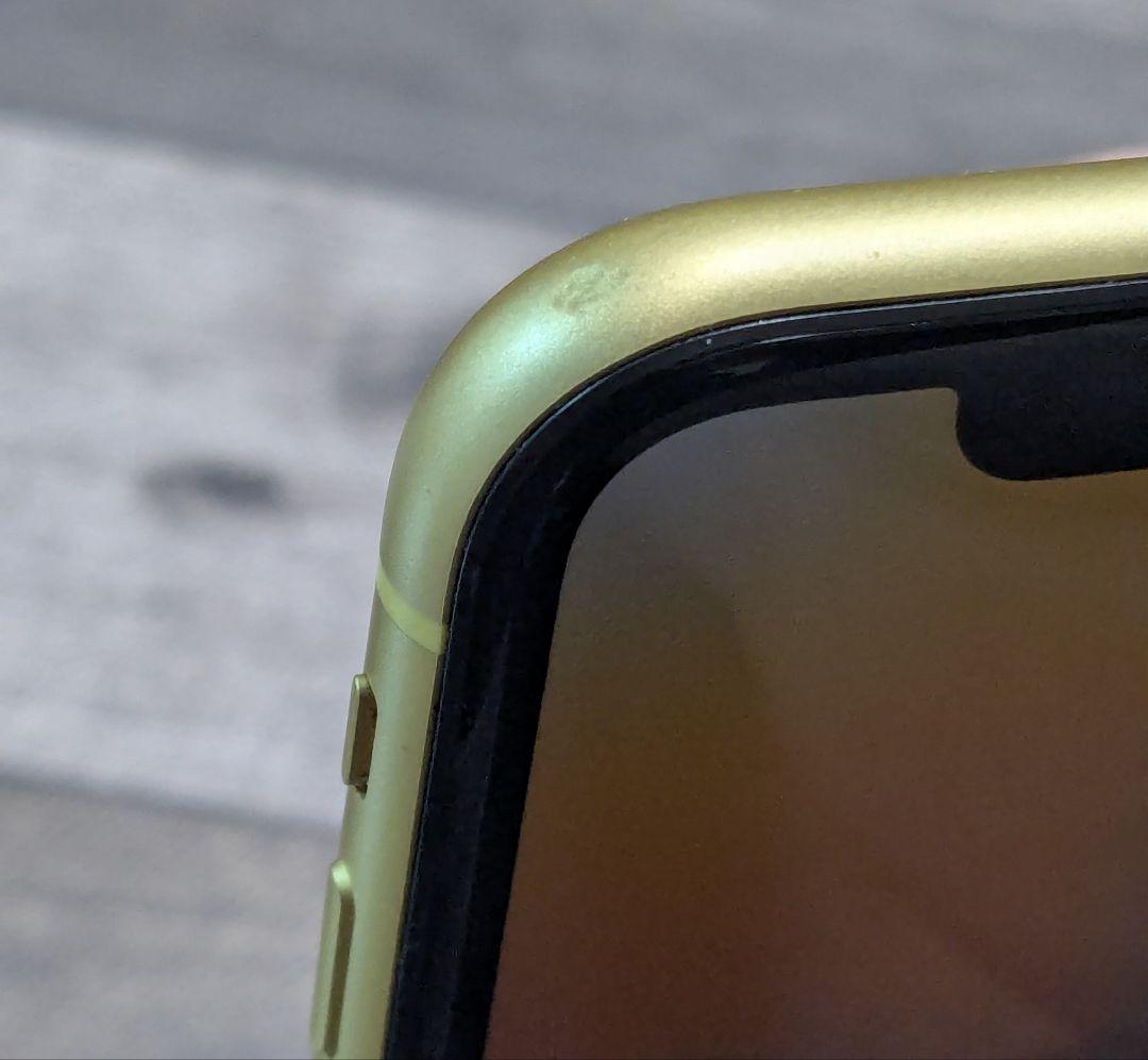 iPhone11 イエロー 128G 中古 本体　画面難あり