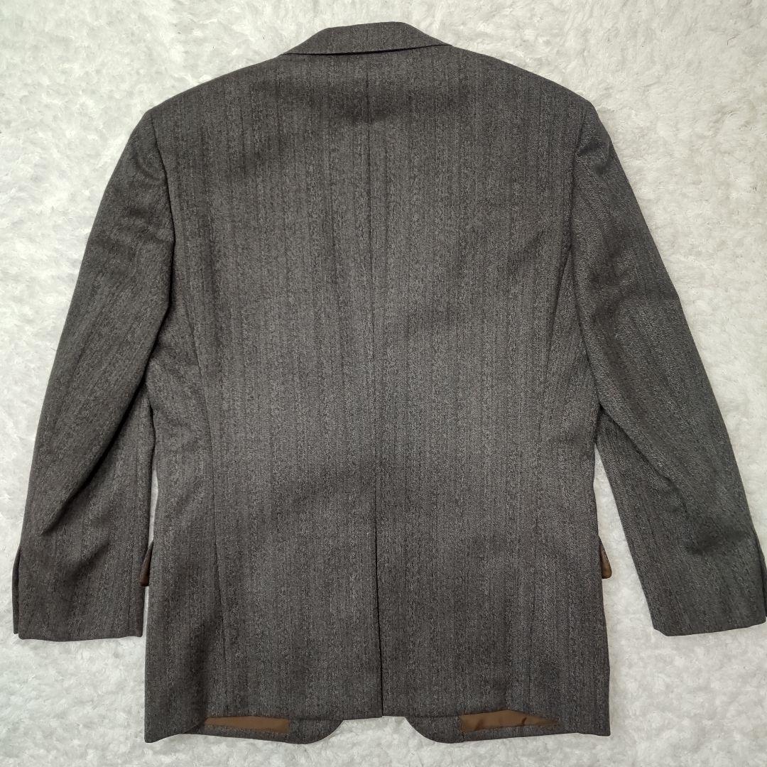 美品 ダーバン スーツ 3P セットアップ D'URBAN 90A4 ブラウン