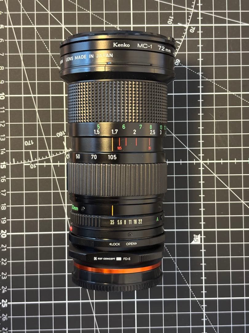 【美品】キヤノン Canon NEW FD ZOOM 35-105mm F3.5
