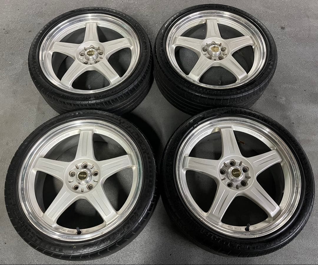 RAYS TRD　スポーツT3　18インチタイヤホイール4本5H PCD100