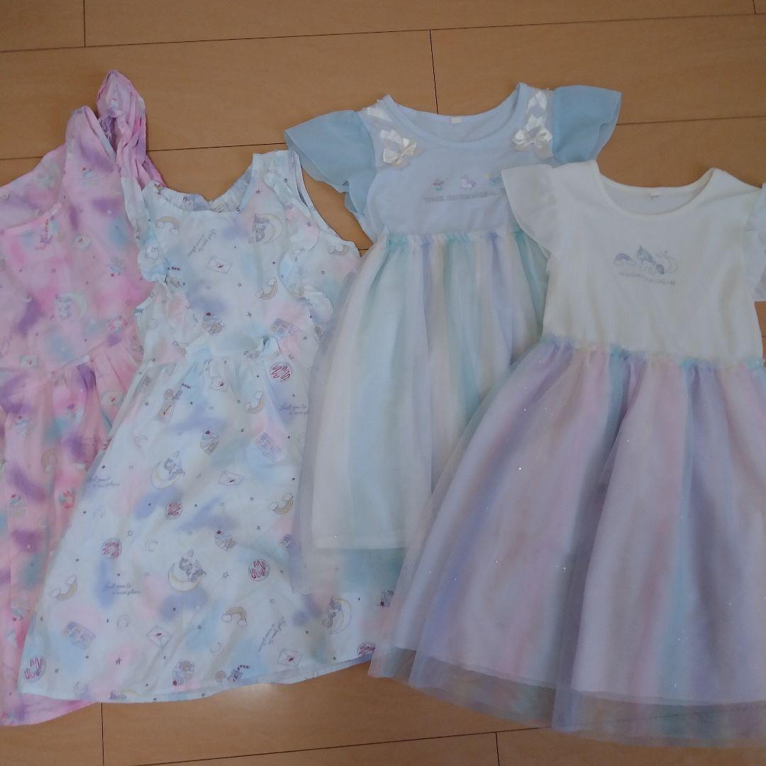 120～130　新品入り全部おまとめ☆ユニコーン・レインボー・パープル系女の子