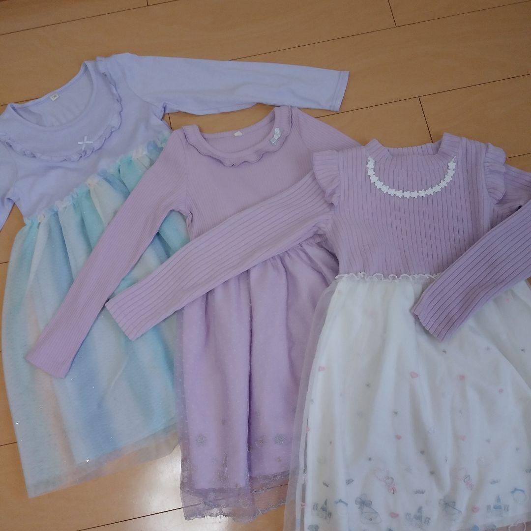 120～130　新品入り全部おまとめ☆ユニコーン・レインボー・パープル系女の子