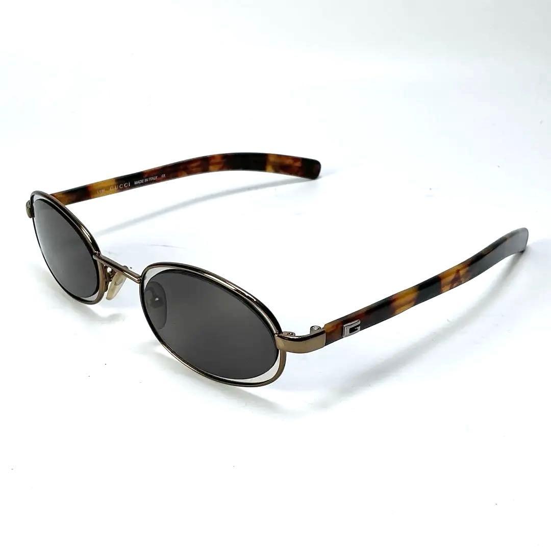 GUCCI　GG1614/S　サングラス　べっ甲柄　オーバル　ヴィンテージ