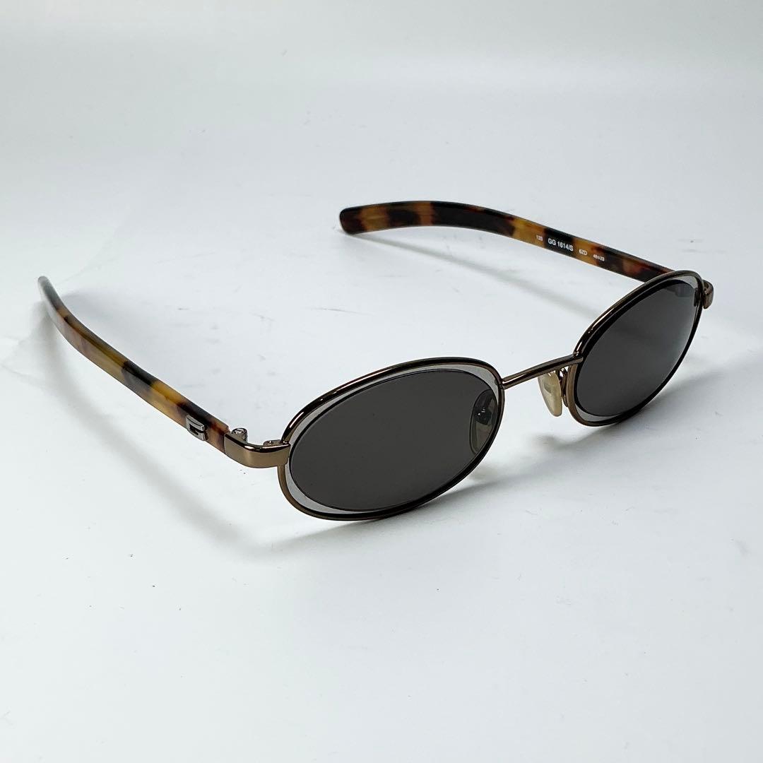 GUCCI　GG1614/S　サングラス　べっ甲柄　オーバル　ヴィンテージ