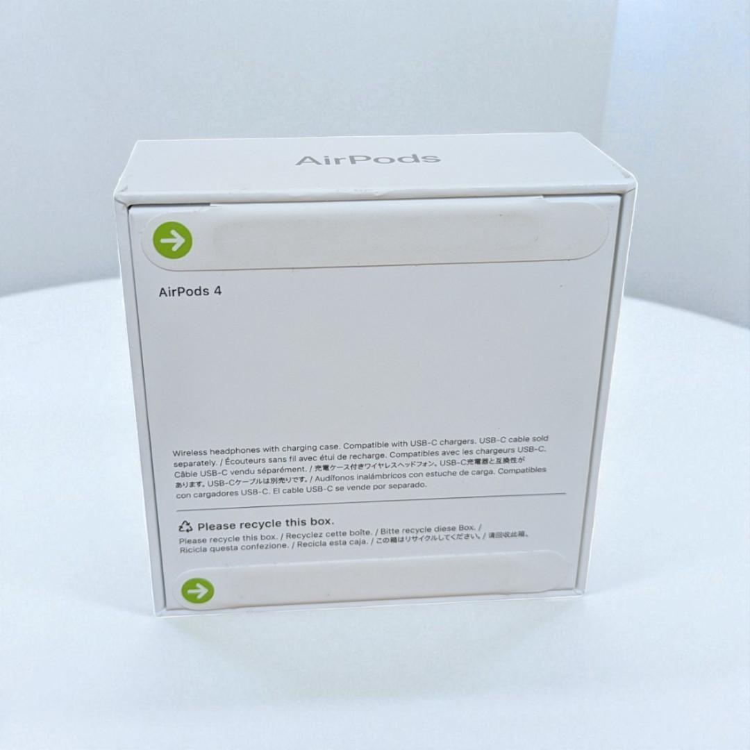 新品 未使用 未開封 アップル Apple AirPods 4 第四世代