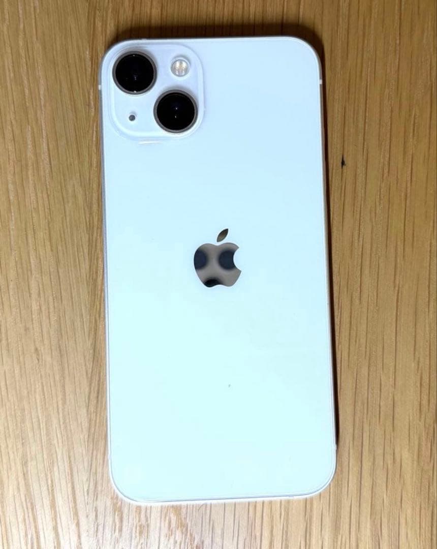 【容量91%】iPhone13 スターライト simフリー 128GB 付属品付