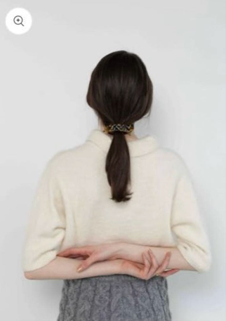 ロエムトウキョウ　LOEM TOKYO quilt tortoiseヘアクリップ