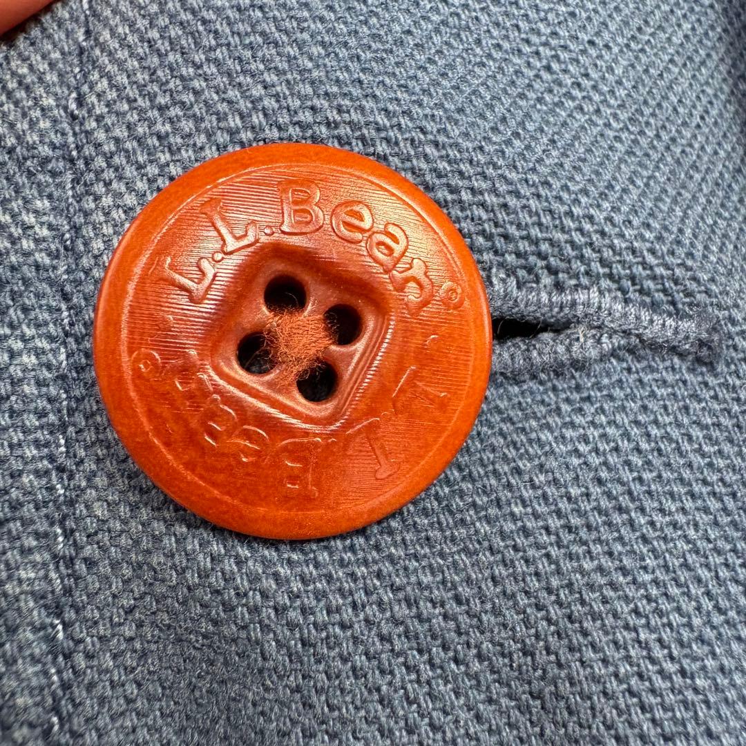 LL.Bean ダックカバーオール 裏地チェック ライナー取り外し くすみブルー