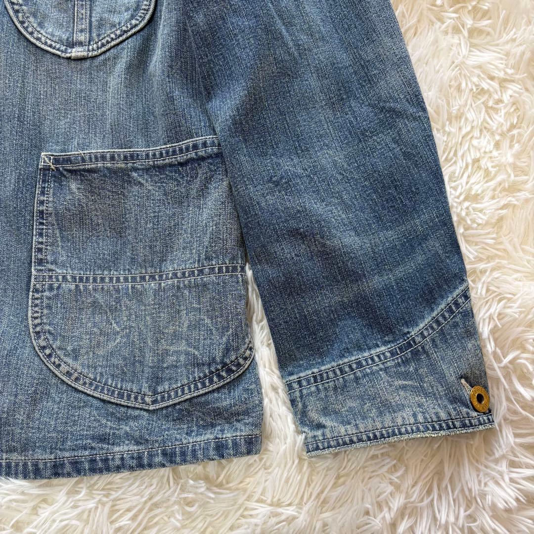 RRL コーデュロイカラー インディゴ デニム ジャケット カバーオール S