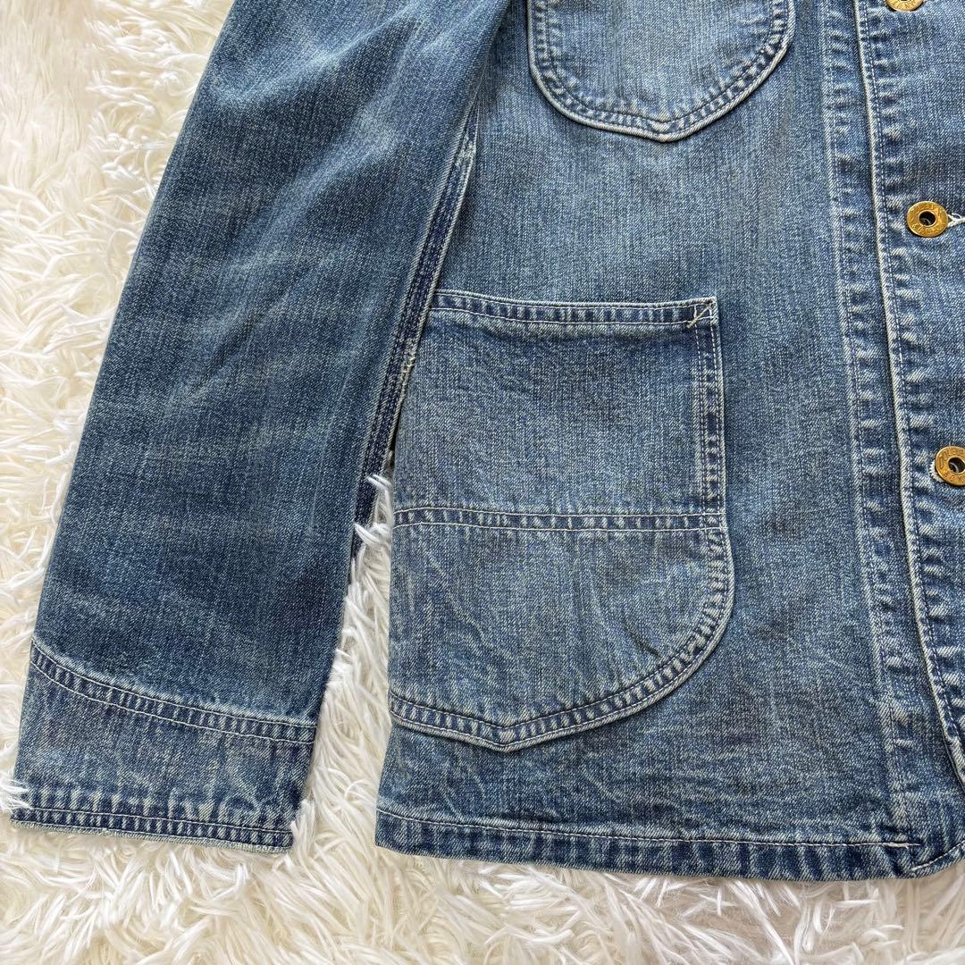 RRL コーデュロイカラー インディゴ デニム ジャケット カバーオール S