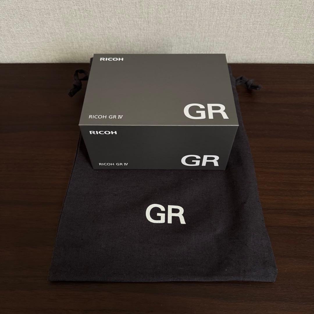【新品26.01.25購入】 リコー RICOH GR Ⅳ保証書付き