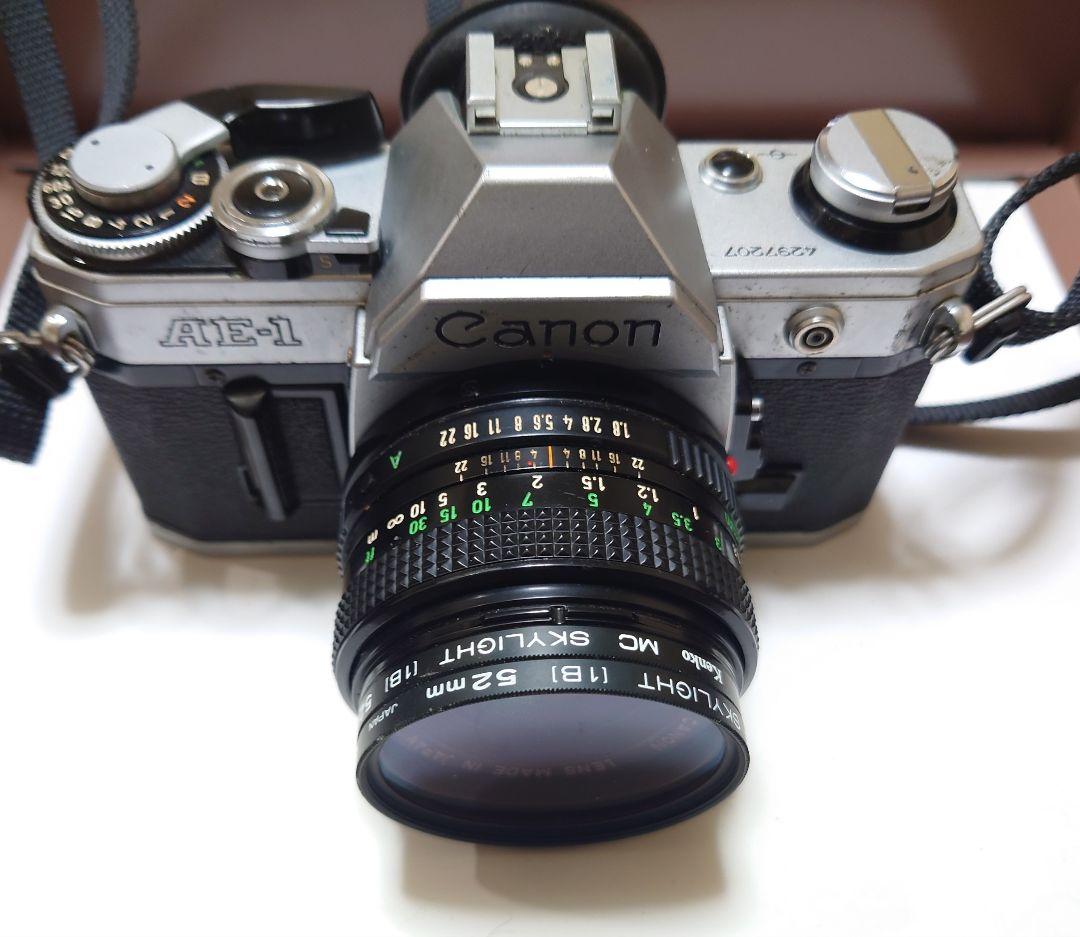CANON AE-1本体　レンズ　フィルター２枚　セット　シャッター動作確認済
