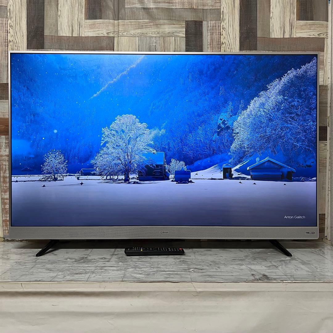 マサマサ さん専用Qriom55V型4K液晶テレビ高音質ONKYOスピーカー外付