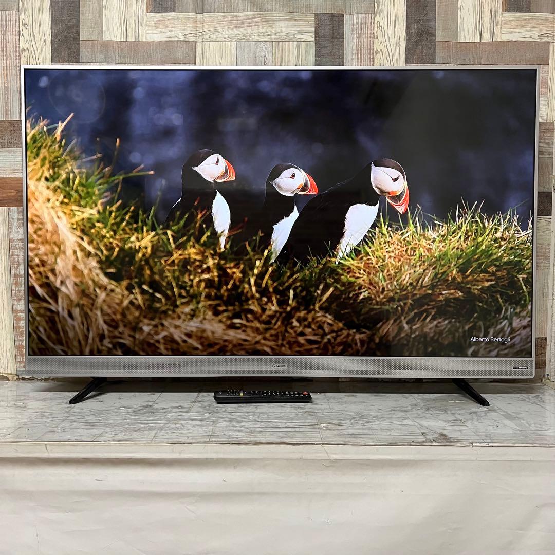 マサマサ さん専用Qriom55V型4K液晶テレビ高音質ONKYOスピーカー外付