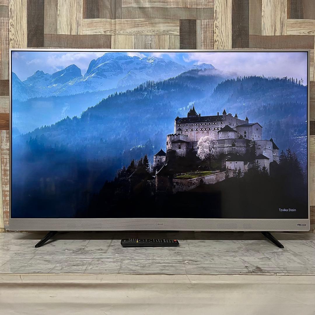 マサマサ さん専用Qriom55V型4K液晶テレビ高音質ONKYOスピーカー外付